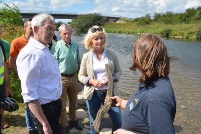 Radltour im Rahmen der "Bayern-Tour Natur" von Zapfendorf bis zur Mainbrücke Unterleiterbach und weiter nach Unterbrunn.