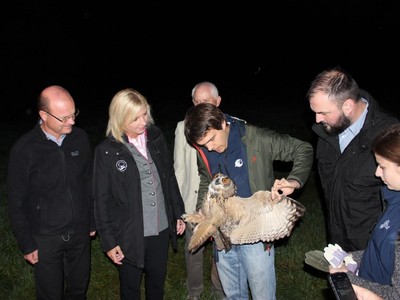 Im Juni hat der Landesbund für Vogelschutz die Pflege eines verwaisten Jung-Uhus aus dem Landkreis Regensburg übernommen. Das Tier hat sich in den vergangenen Wochen in der LBV-Vogelstation in Regenstauf gut erholt. Ich durfte ihn nun gemeinsam mit dem LBV-Landesvorsitzenden Dr. Norbert Schäffer wieder in die Freiheit entlassen. Alles Gute!