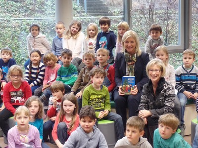 Bundesweiter Vorlesetag an der Grundschule am Ludwig-Simmet-Anger in Erding.