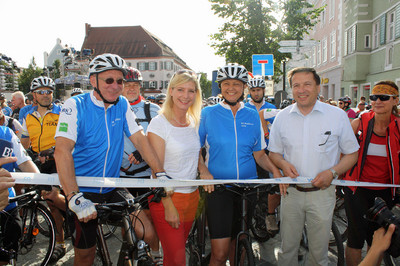 Radrennen in Erding.