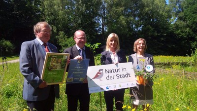 Auftaktveranstaltung "Natur in der Stadt" gemeinsam mit dem Bund Naturschutz in Bayern und dem Landesbund für Vogelschutz in Bayern e.V. 