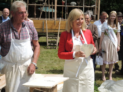 Bei der Eröffnung der "Altmühltaler-Lamm-Erlebnistage" in Eichstätt!
