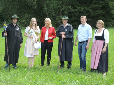 Bei der Eröffnung der "Altmühltaler-Lamm-Erlebnistage" in Eichstätt!
