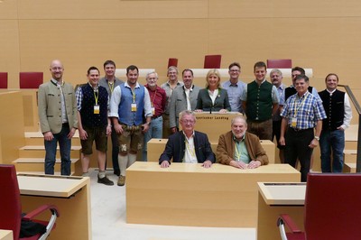 Besuch des Ortsverbands Wartenberg im Bayerischen Landtag!