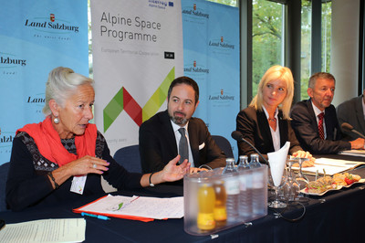 Internationale Konferenz zum Alpenraum-Programm mit knapp 500 Teilnehmern aus sieben Alpenstaaten.