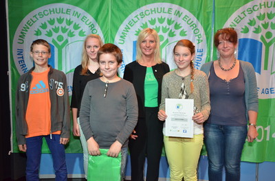 Verleihung der Auszeichnung "Umweltschule in Europa" an das Gymnasium Dorfen