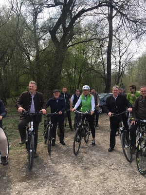 Heute in den Donau-Auen auf Exkursion und Austausch mit politischen Vertretern zum möglichen 3. Nationalpark in Bayern.