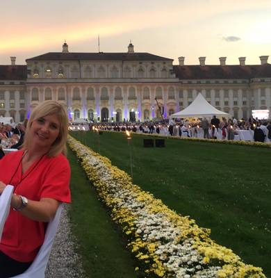 Sommerempfang der Landtagspräsidentin Barbara Stamm im Garten von Schloss Schleißheim.
