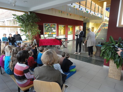 Bundesweiter Vorlesetag an den Grundschulen Maria Thalheim und Reichenkirchen.