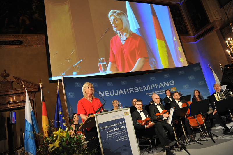 Neujahrsempfang "Umwelt und Verbraucherschutz" im Kaisersaal der Residenz München!